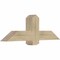 Ekena Millwork Eugene Rough Sawn Timber Gable Bracket, Douglas Fir, 48"W x 16"H x 6"D x 6"F, 8/12 Pitch GBW048X16X0606EUG00RDF - alternate 4